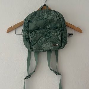Green Pink Victoria Secret backpack